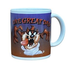 Vintage Looney Tunes Tasmanian Devil “Taz” One Great Dad Coffee Mug.